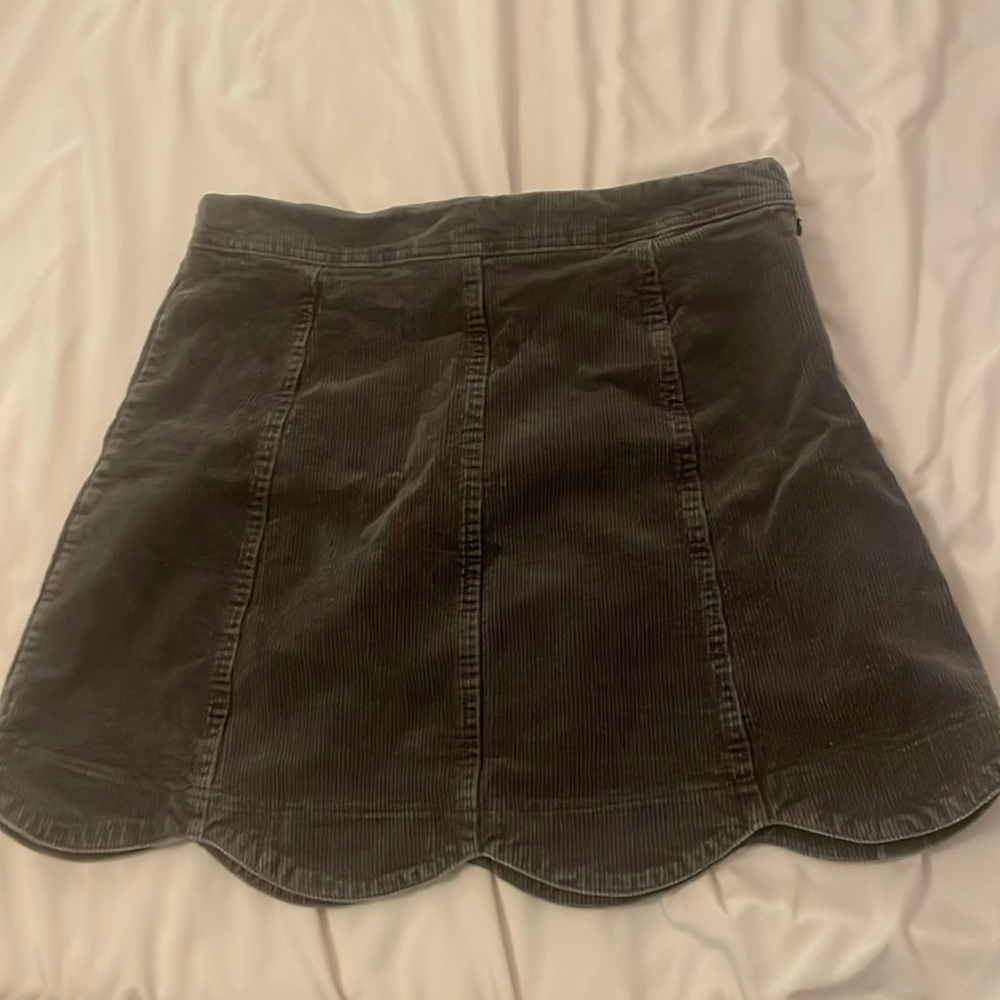 Altard State corduroy short black skirt